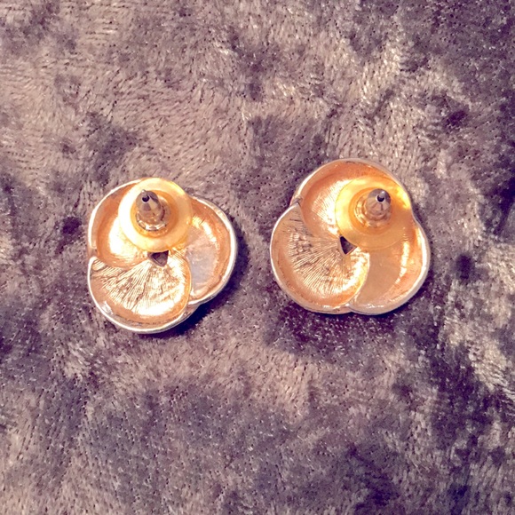 Beautiful red vintage earrings - Picture 3 of 3